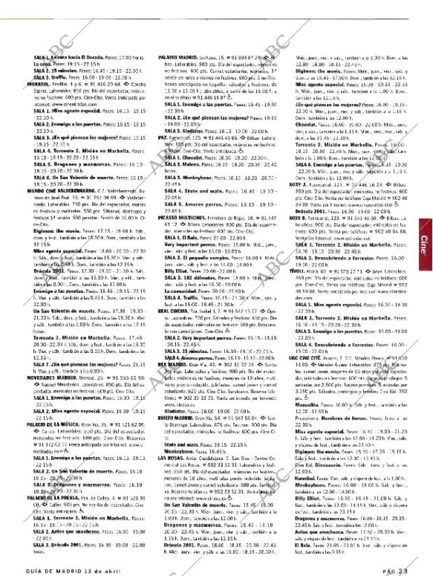 ABC MADRID 13-04-2001 página 131