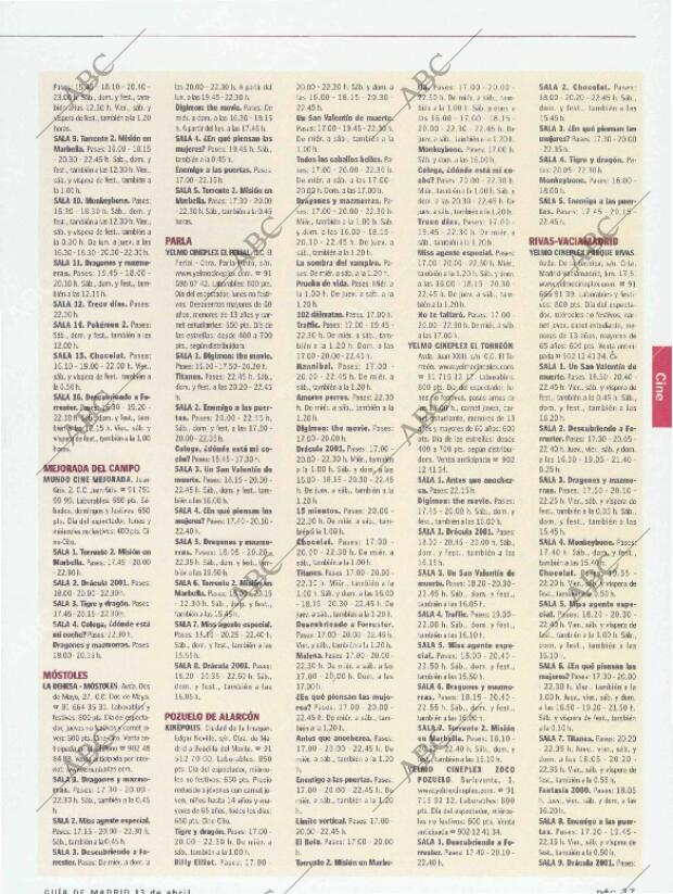 ABC MADRID 13-04-2001 página 135