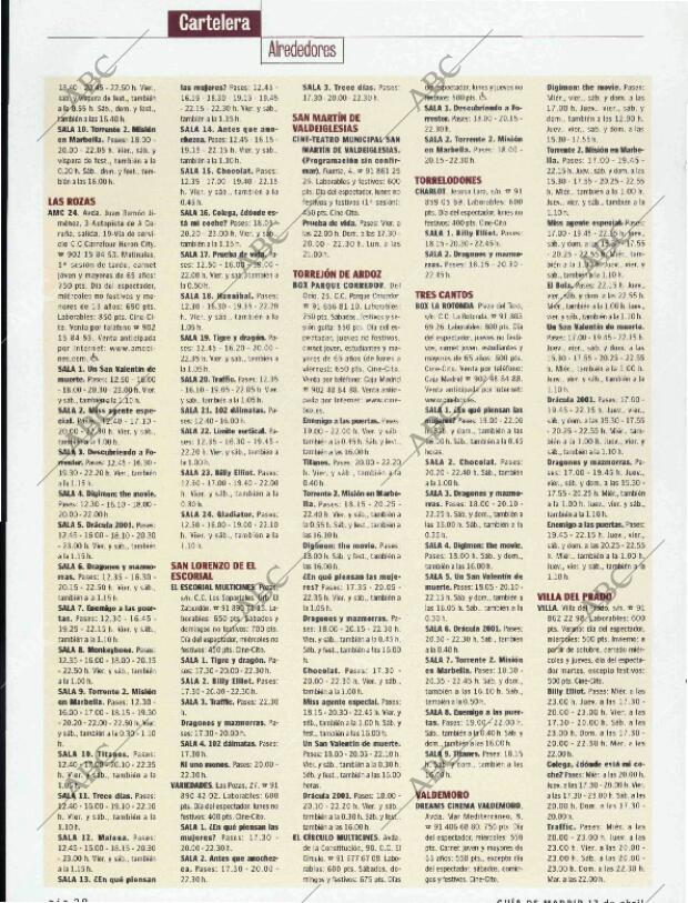 ABC MADRID 13-04-2001 página 136