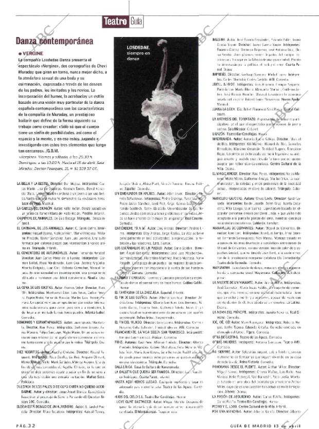 ABC MADRID 13-04-2001 página 140