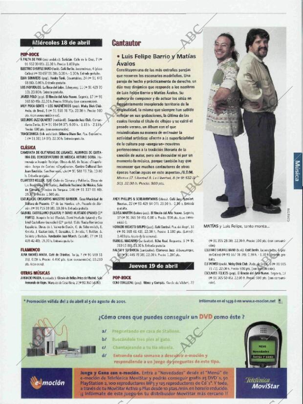 ABC MADRID 13-04-2001 página 145