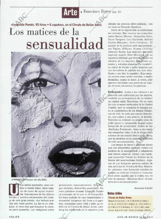 ABC MADRID 13-04-2001 página 148