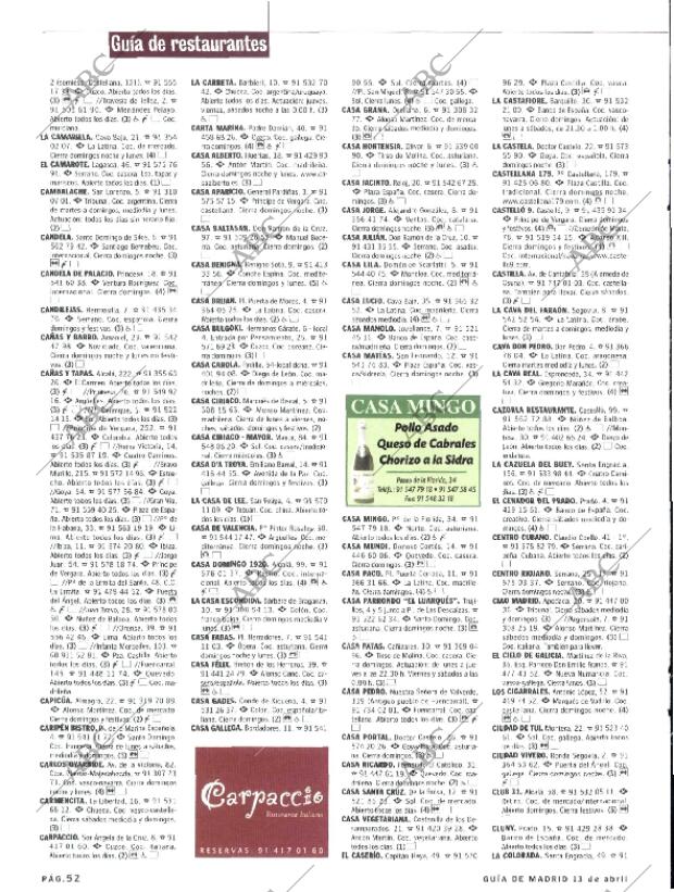 ABC MADRID 13-04-2001 página 160