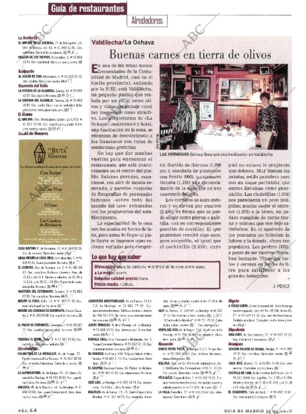 ABC MADRID 13-04-2001 página 172