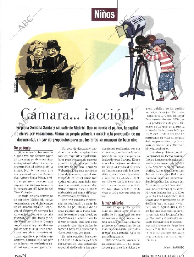 ABC MADRID 13-04-2001 página 184