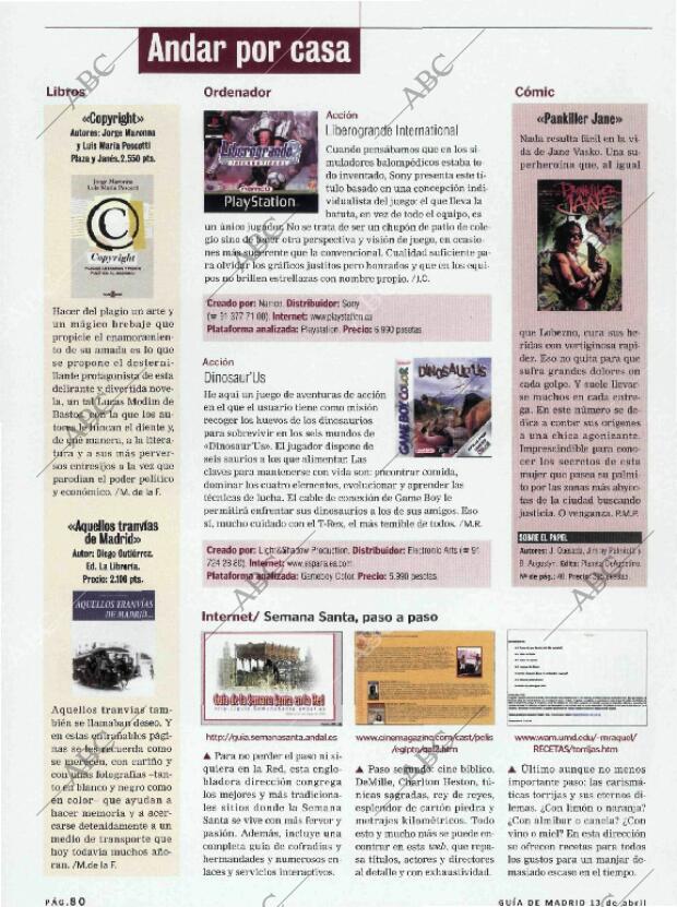 ABC MADRID 13-04-2001 página 188