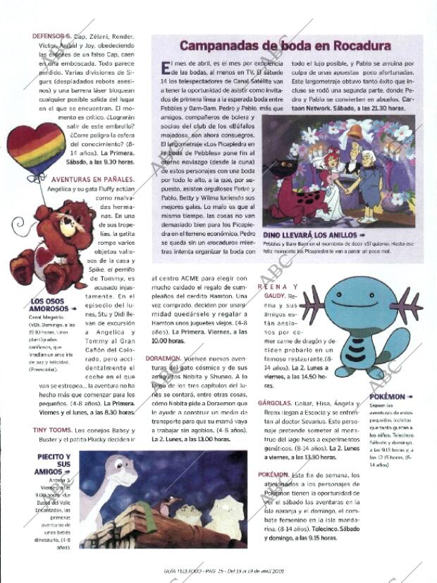 ABC MADRID 13-04-2001 página 207