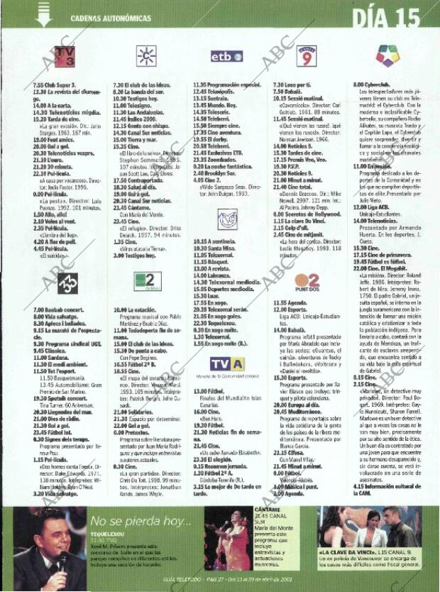 ABC MADRID 13-04-2001 página 219