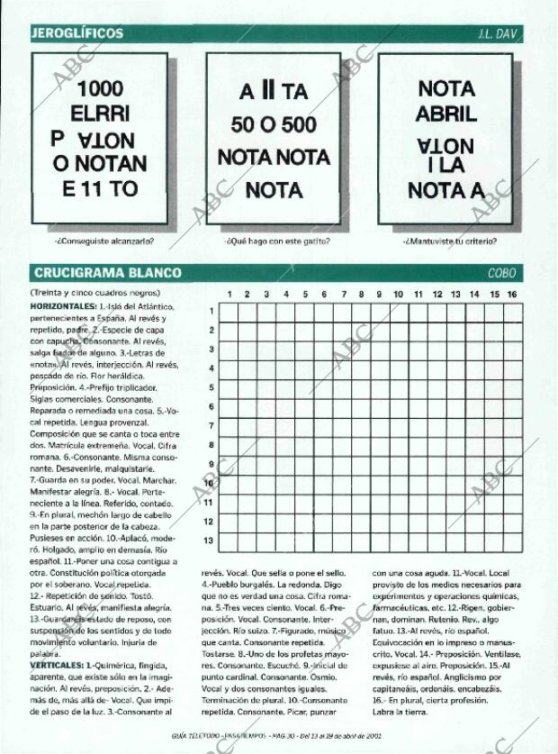 ABC MADRID 13-04-2001 página 222