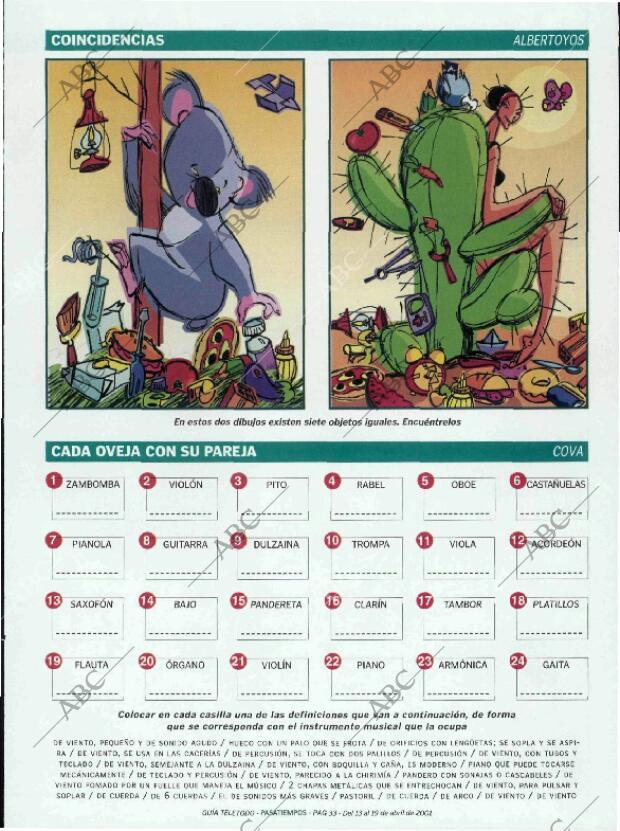 ABC MADRID 13-04-2001 página 225