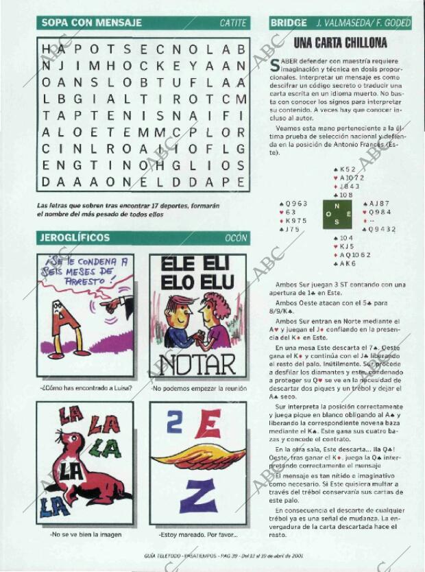 ABC MADRID 13-04-2001 página 231