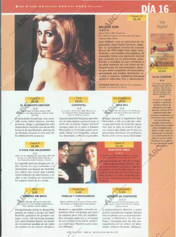 ABC MADRID 13-04-2001 página 235