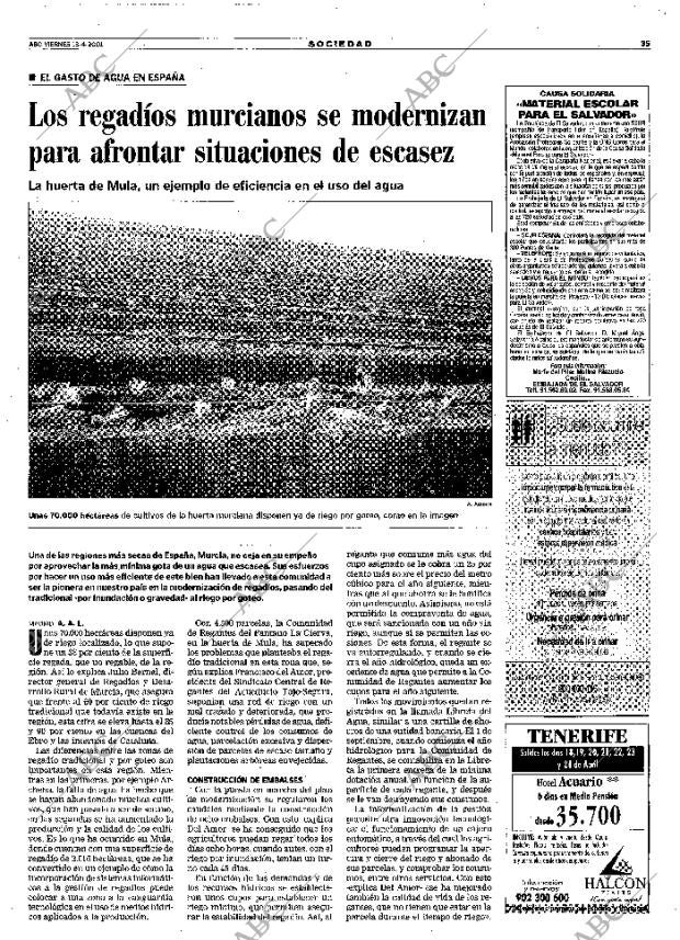 ABC MADRID 13-04-2001 página 35