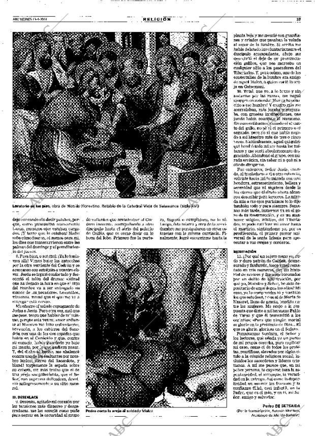 ABC MADRID 13-04-2001 página 37