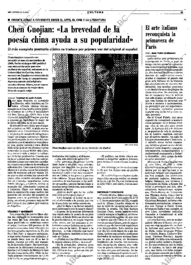 ABC MADRID 13-04-2001 página 41