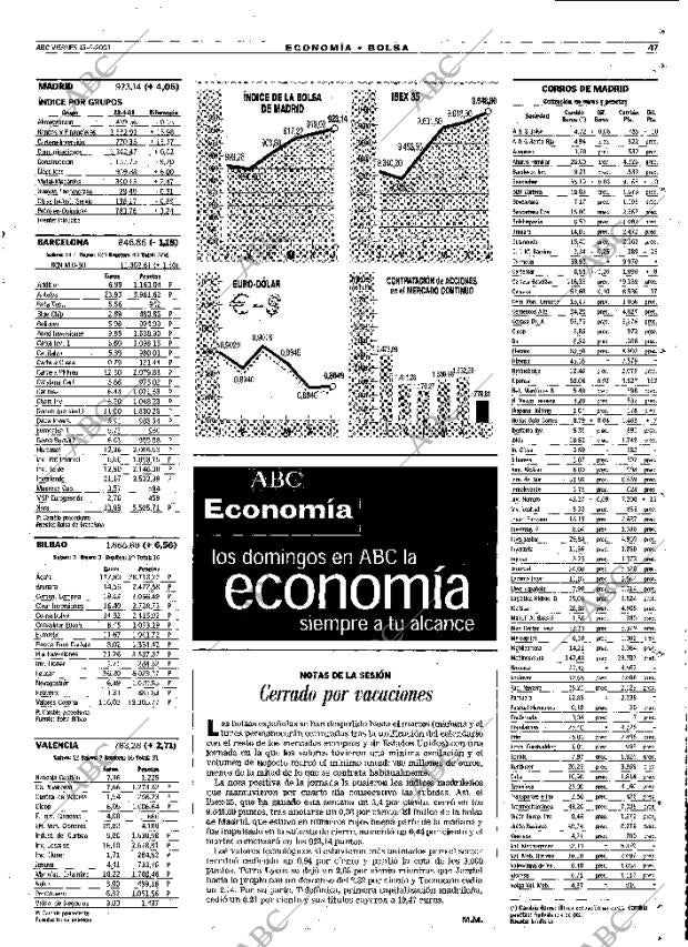 ABC MADRID 13-04-2001 página 47