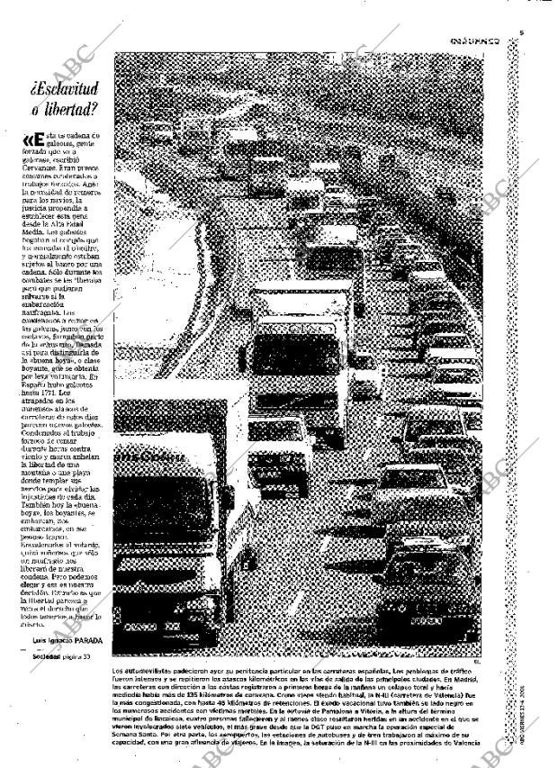 ABC MADRID 13-04-2001 página 5