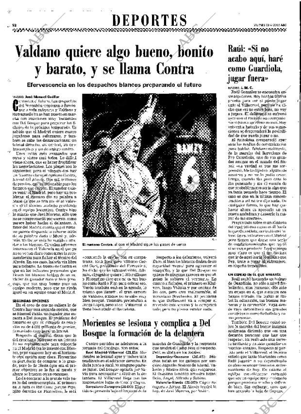 ABC MADRID 13-04-2001 página 52