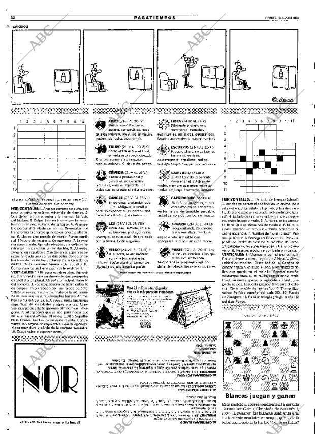 ABC MADRID 13-04-2001 página 62