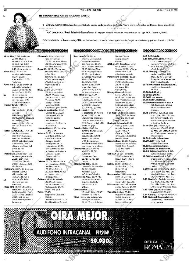 ABC MADRID 13-04-2001 página 78