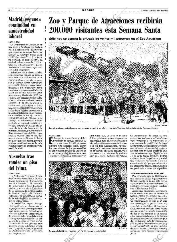 ABC MADRID 13-04-2001 página 84