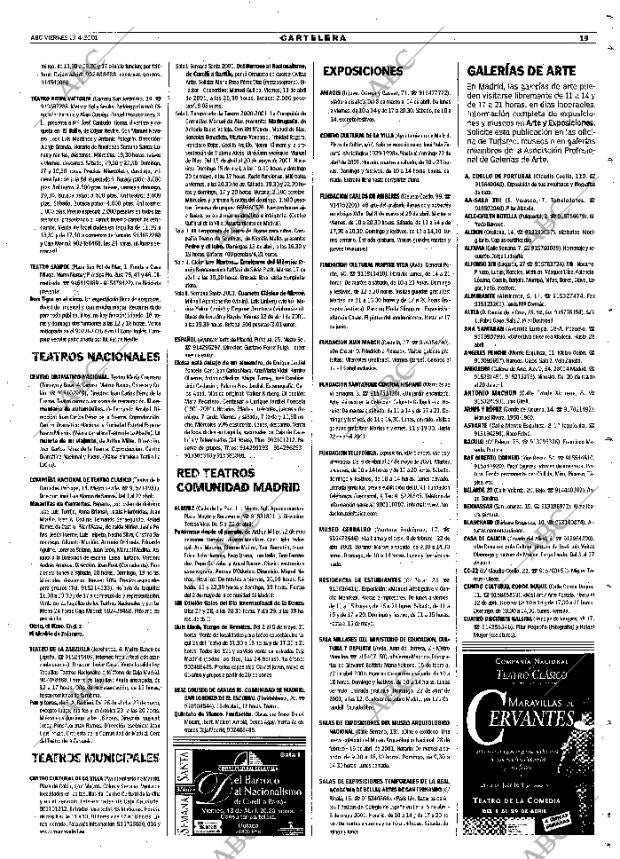 ABC MADRID 13-04-2001 página 99