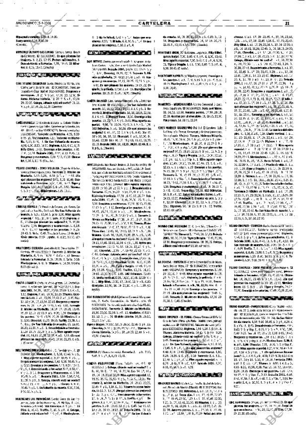 ABC MADRID 15-04-2001 página 101