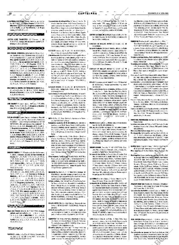 ABC MADRID 15-04-2001 página 102