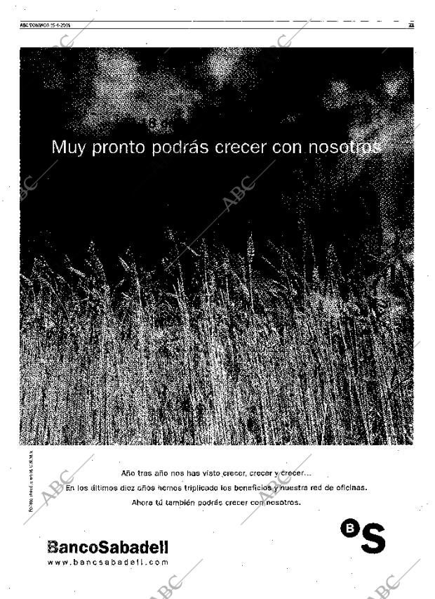 ABC MADRID 15-04-2001 página 21