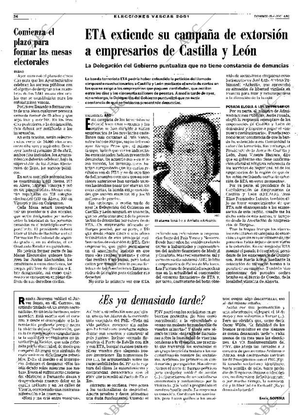 ABC MADRID 15-04-2001 página 24