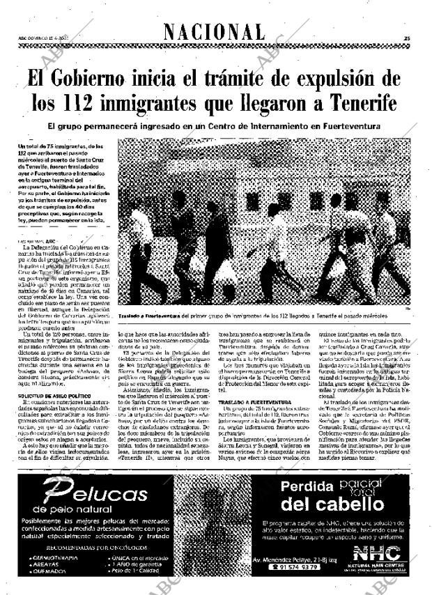 ABC MADRID 15-04-2001 página 25