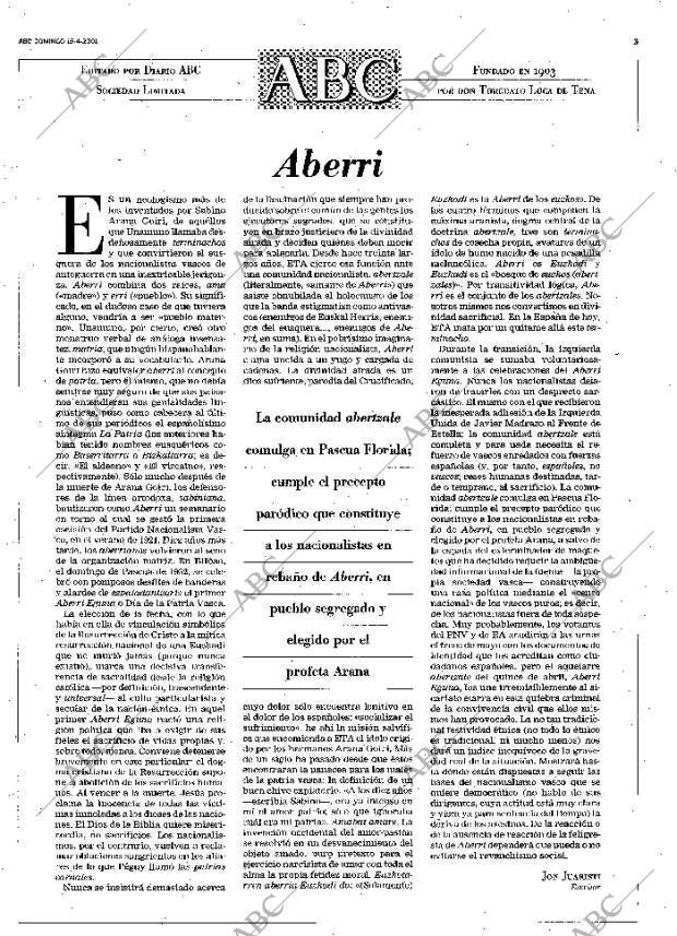ABC MADRID 15-04-2001 página 3