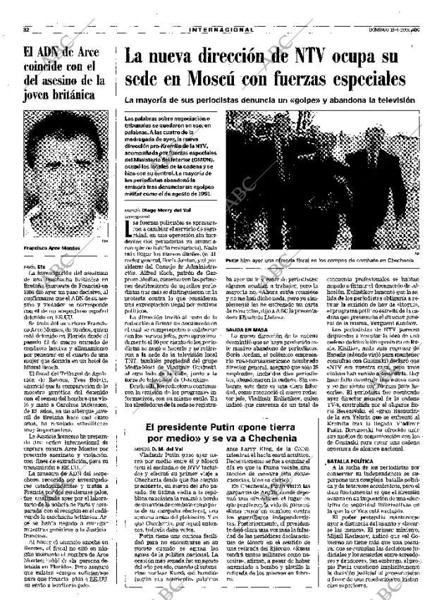 ABC MADRID 15-04-2001 página 32