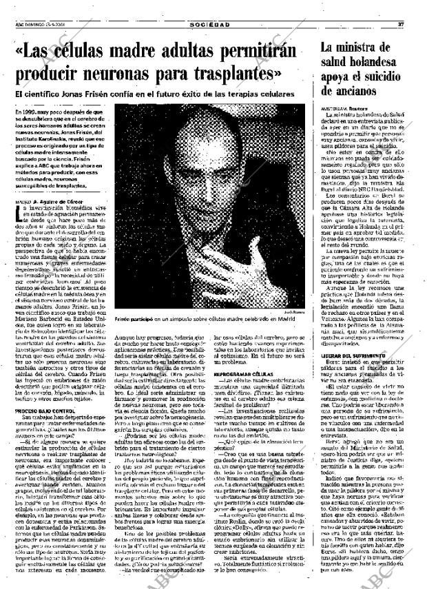 ABC MADRID 15-04-2001 página 37