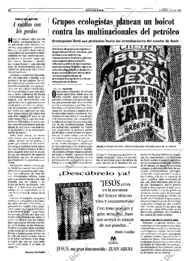 ABC MADRID 15-04-2001 página 38