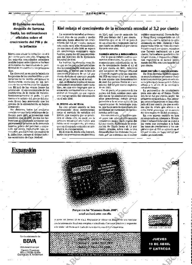 ABC MADRID 15-04-2001 página 47