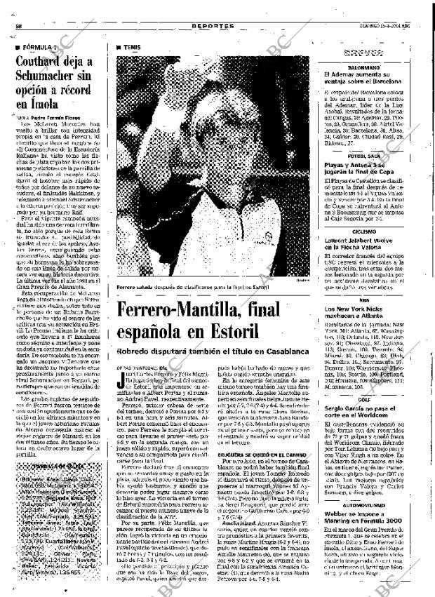 ABC MADRID 15-04-2001 página 58