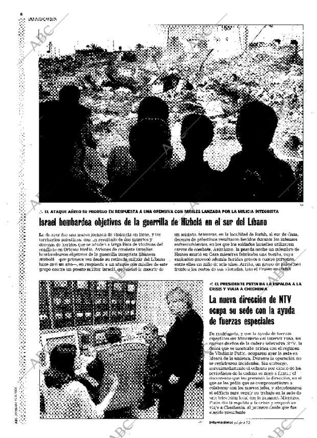 ABC MADRID 15-04-2001 página 6