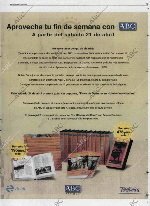 ABC MADRID 15-04-2001 página 71