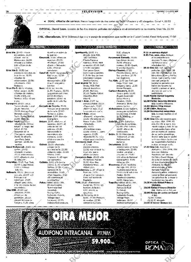 ABC MADRID 15-04-2001 página 78