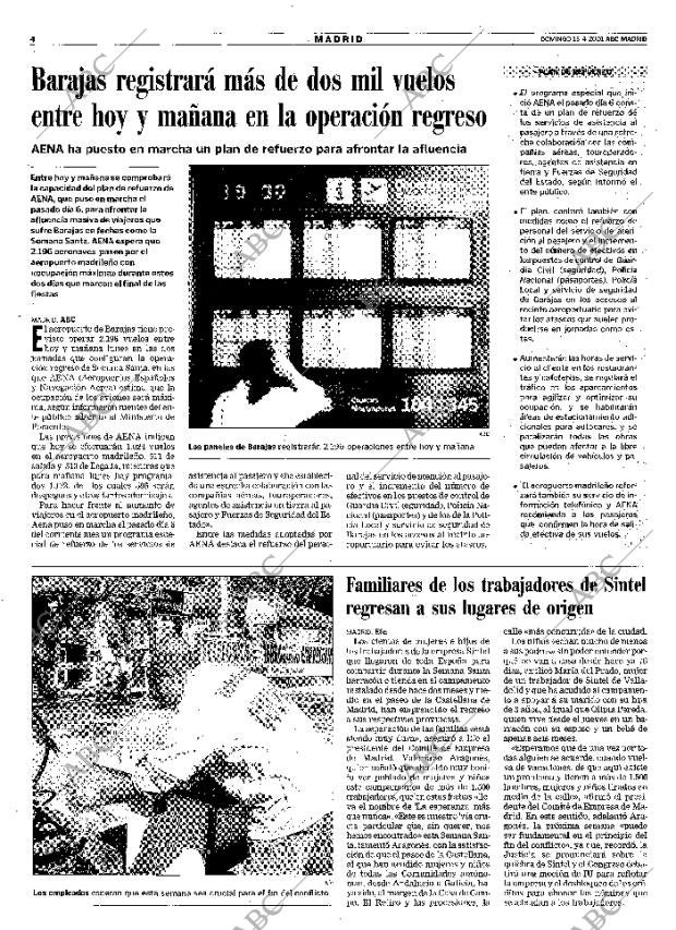 ABC MADRID 15-04-2001 página 84