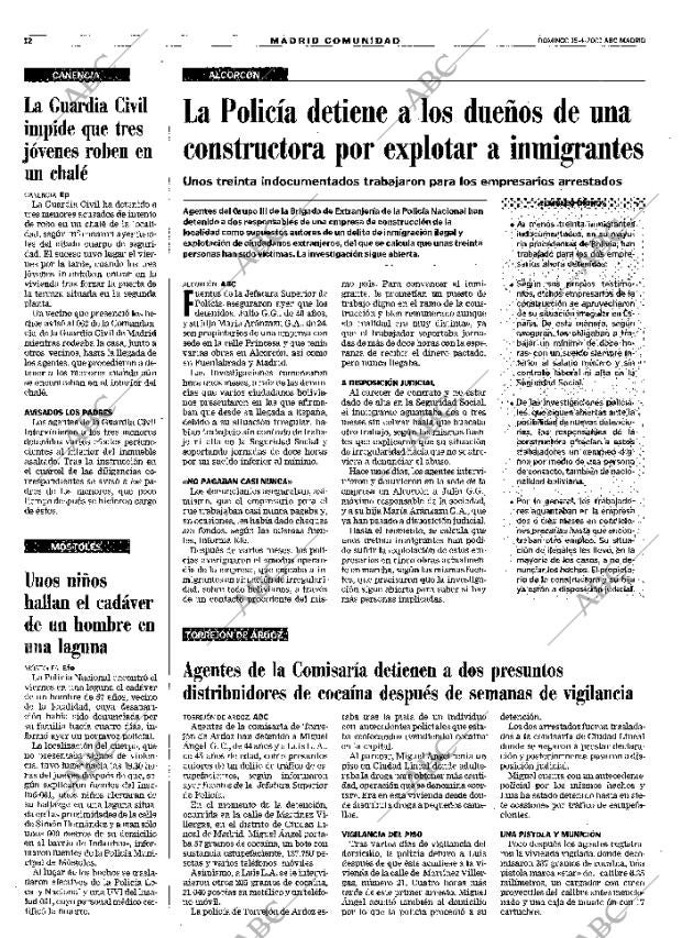 ABC MADRID 15-04-2001 página 92