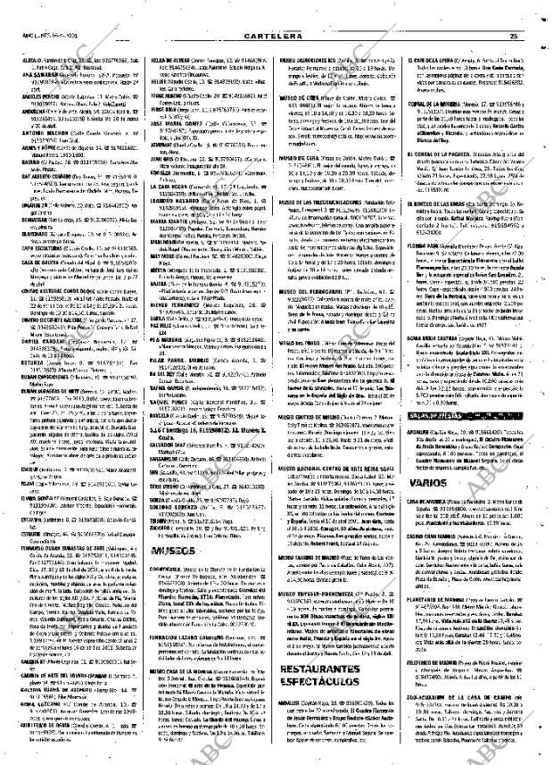 ABC MADRID 16-04-2001 página 113