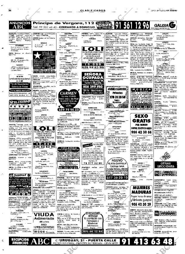 ABC MADRID 16-04-2001 página 122