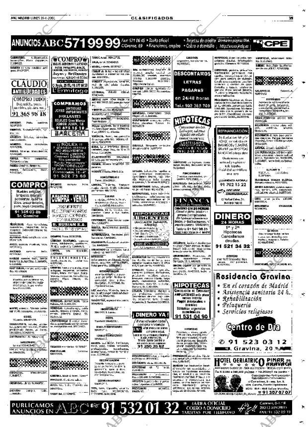 ABC MADRID 16-04-2001 página 123
