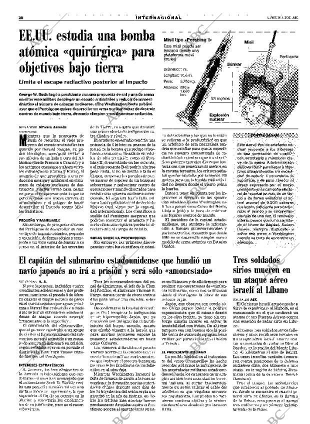 ABC MADRID 16-04-2001 página 28