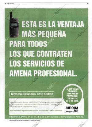 ABC MADRID 16-04-2001 página 33