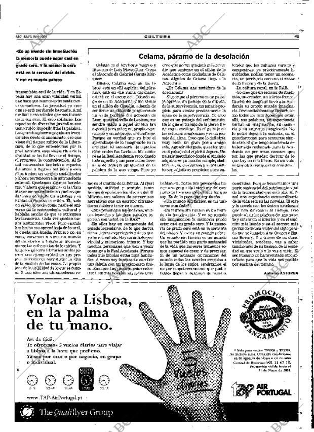 ABC MADRID 16-04-2001 página 45