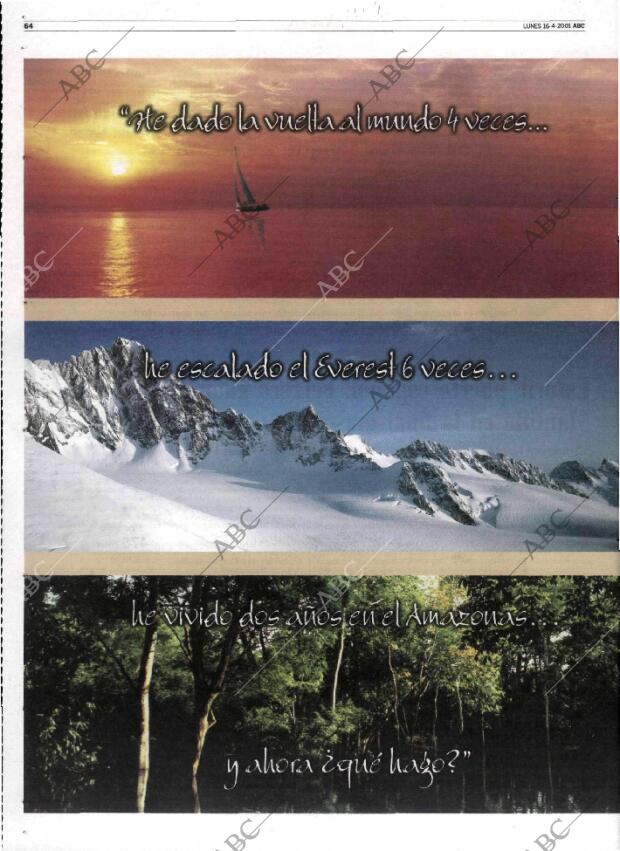 ABC MADRID 16-04-2001 página 64