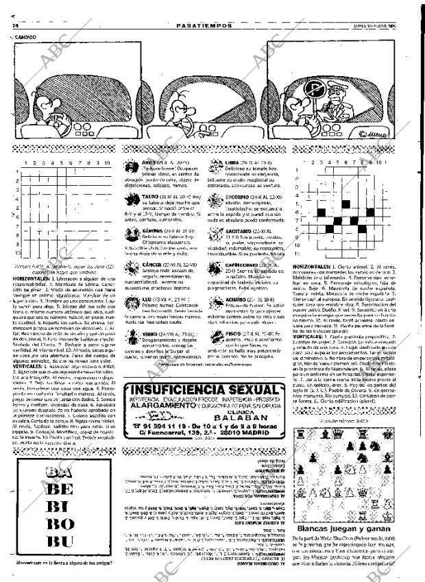 ABC MADRID 16-04-2001 página 74